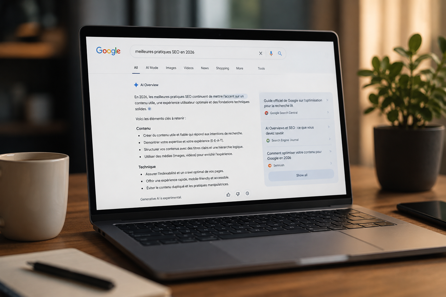 GEO : Google confirme enfin que le SEO reste la base des résultats IA